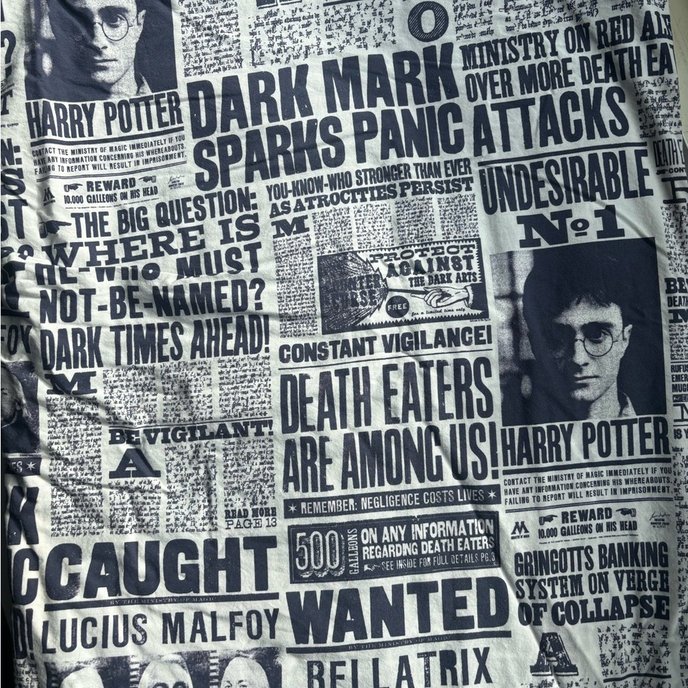 Harry Potter Newspaper Print Sheets